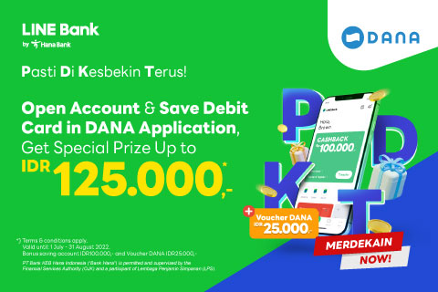 Open a LINE Bank Account, Enjoy Special Bonus Up To Rp125,000