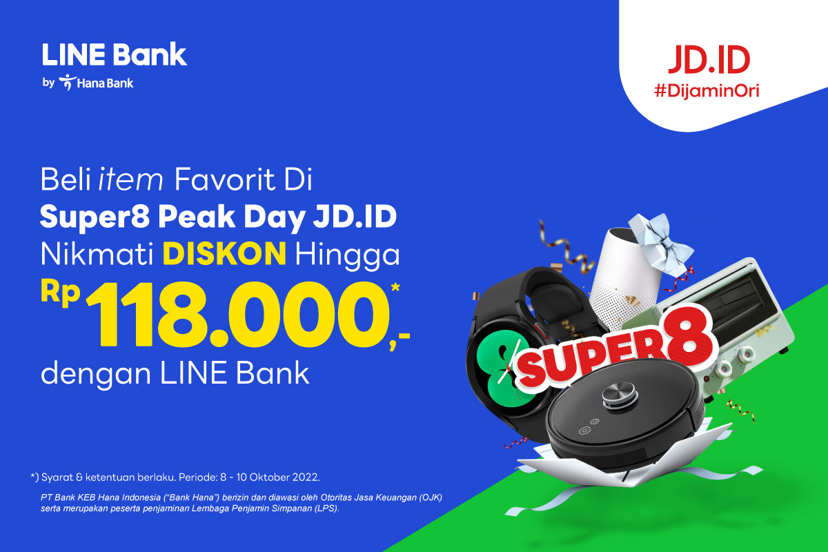 Promo JD.ID Super8 Peak Day