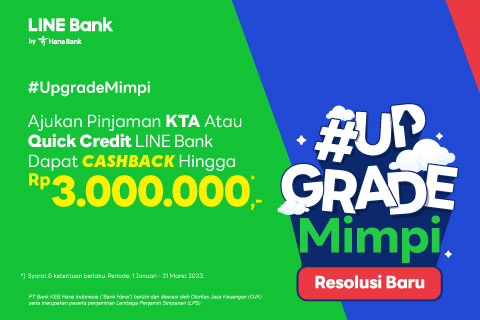 Ajukan pinjaman & dapatkan cashback hingga Rp 3.000.000