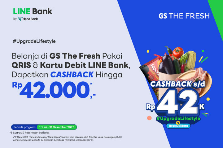 Belanja di GS The Fresh, Cashback hingga Rp42.000
