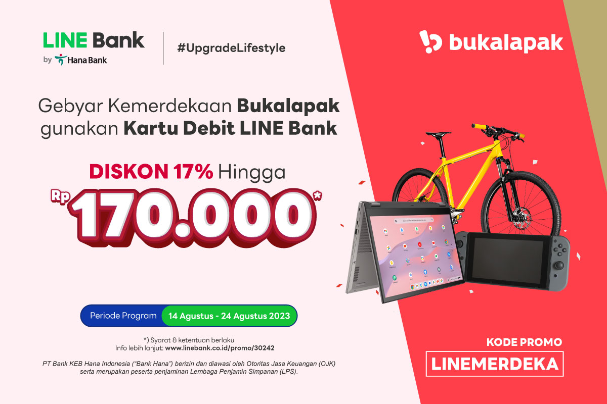 Belanja apa aja di Bukalapak dapat DISKON 17%  