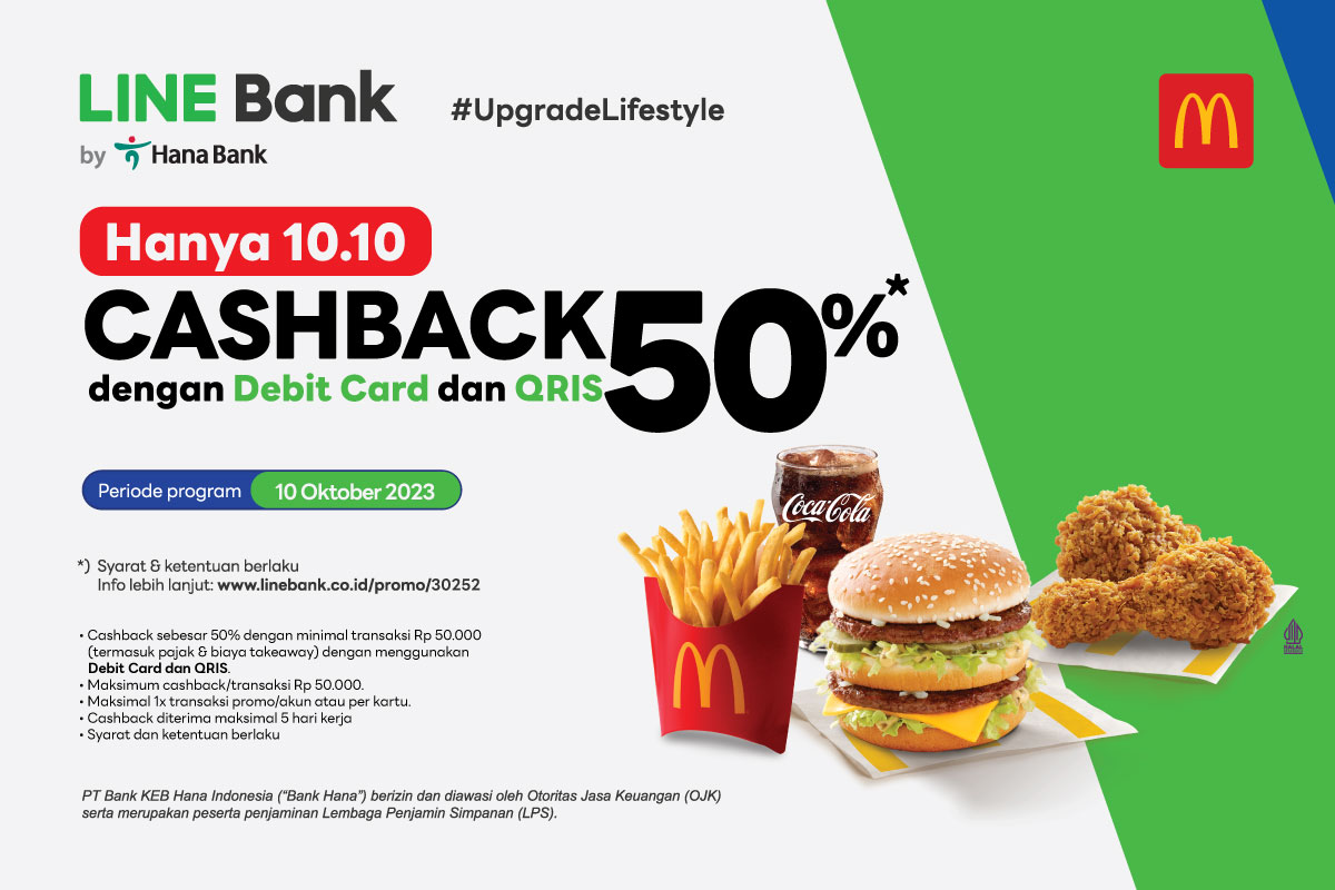 Jajan hemat hanya di Mcd pas 10.10.