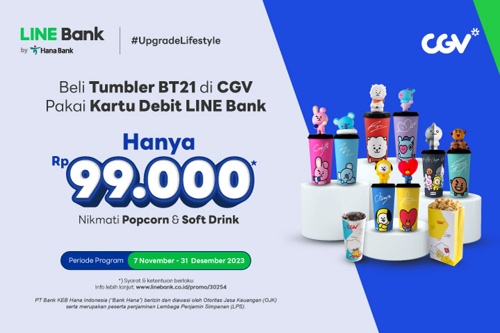 Dapatkan Tumbler BT21 hanya di CGV