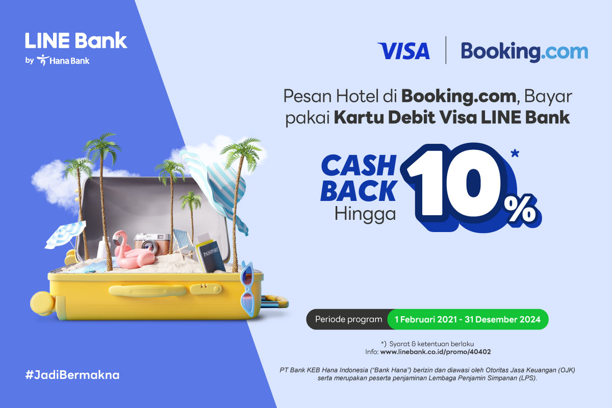 Pesan Hotel di Booking.com, Diskon 10%