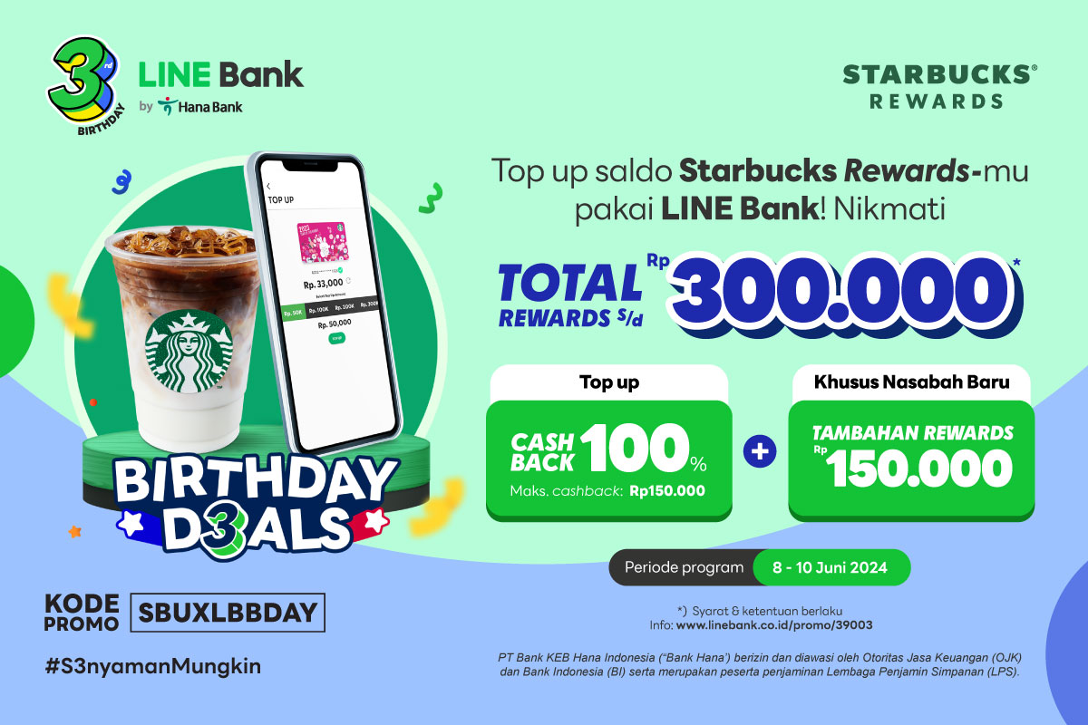 Promo Starbucks Rewards - Birthday Deals