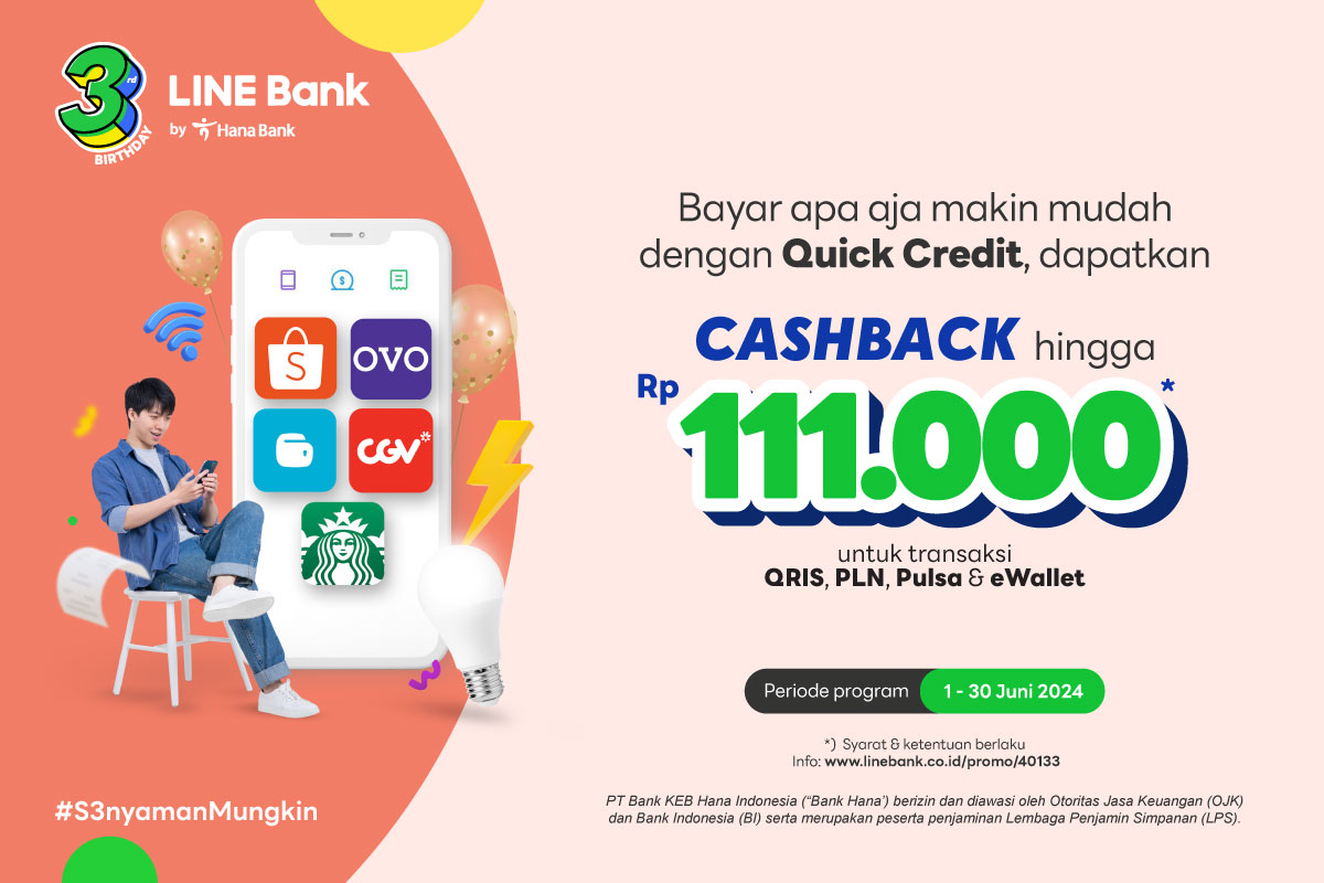 Promo QRIS, PLN, Pulsa dan e-Wallet