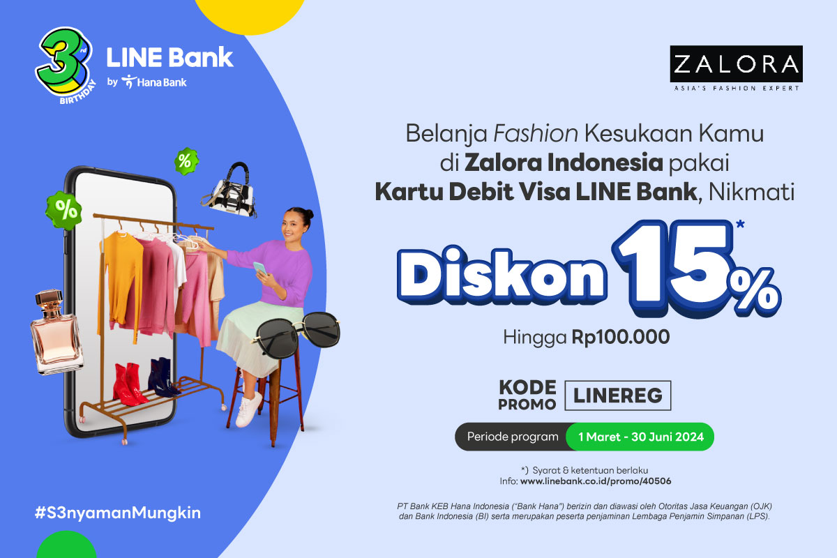Belanja di Zalora, Dapat Diskon 15% Hingga Rp100.000