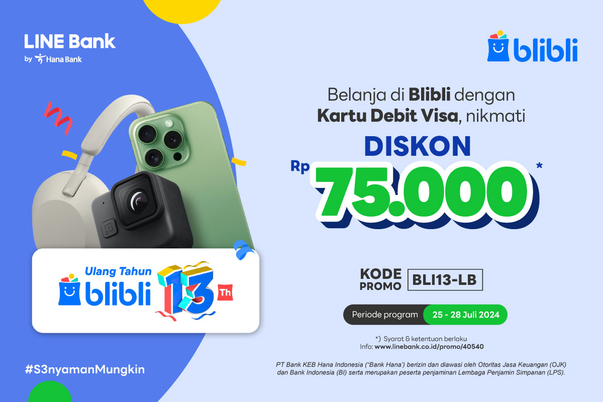 Promo Anniversary Blibli