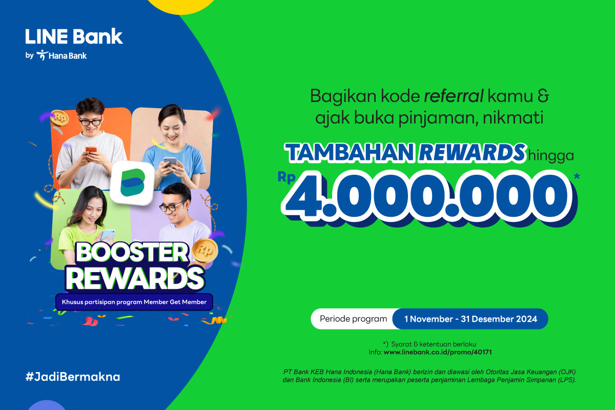 Promo Loan Member Get Member - Booster Rewards