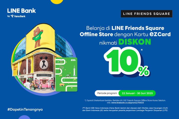 Promo EZCard - LINE Friends Square Offline Stores