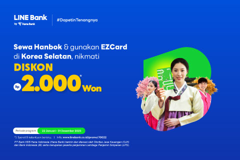 Sewa Hanbok & gunakan EZCard di Korea Selatan, nikmati diskon 2000 Won