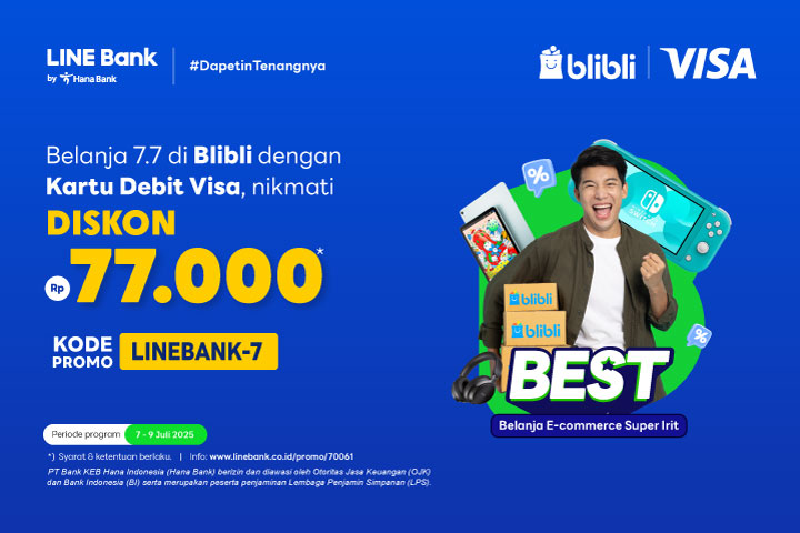 Promo BEST - Blibli 7.7 