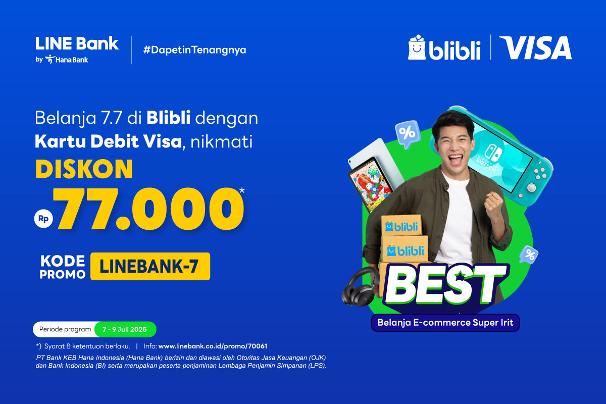 Promo BEST - Blibli 7.7 