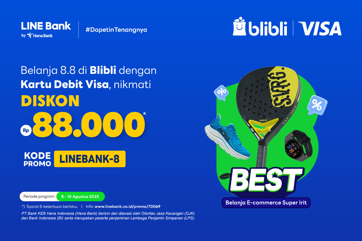 Promo BEST - Blibli 8.8