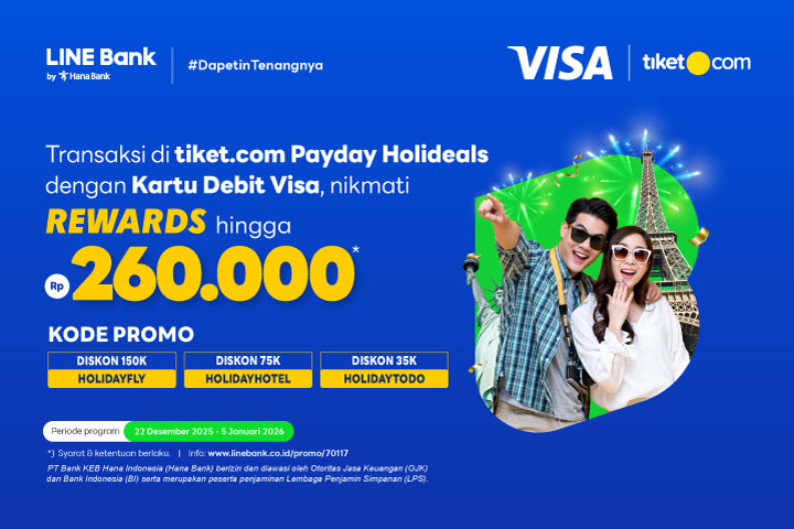 Promo Payday Holideals - tiket.com 