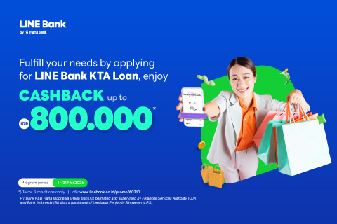 Apply for KTA, get cashback up to IDR 800.000