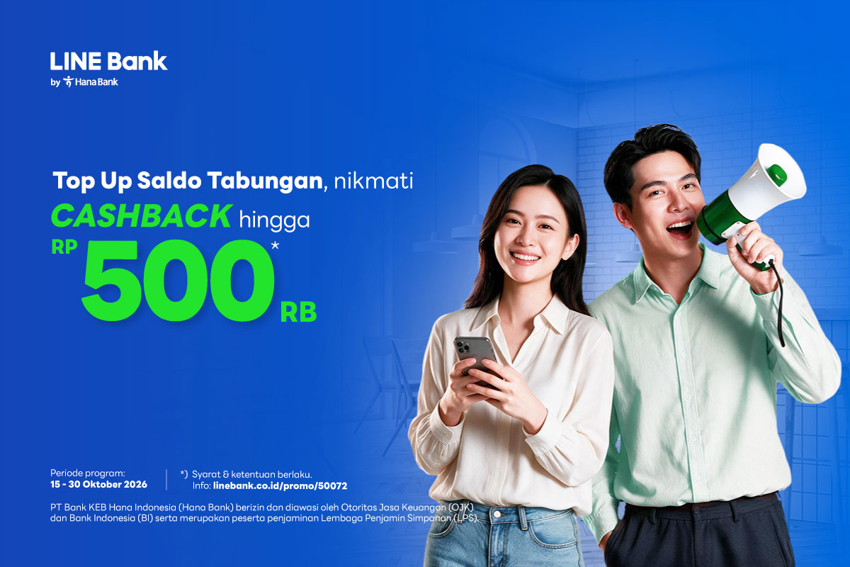 Tambah Saldo Tabungan